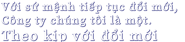 Với sứ mệnh tiếp tục đổi mới, Công ty chúng tôi là một.Theo kịp với đổi mới